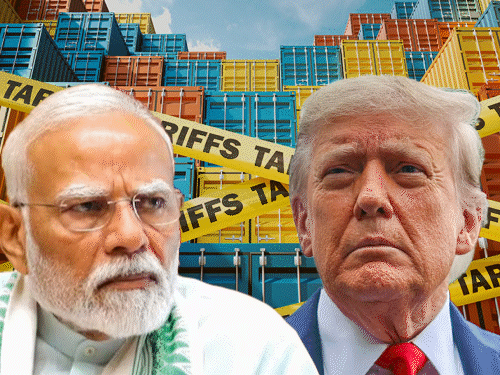 ट्रम्प का दावा- भारत अमेरिका पर टैरिफ घटाने को तैयार:कहा- अब देर हो चुकी, भारत को पहले ही कम कर देना चाहिए था ट्रम्प का दावा- भारत अमेरिका पर टैरिफ घटाने को तैयार:कहा- अब देर हो चुकी, भारत को पहले ही कम कर देना चाहिए था