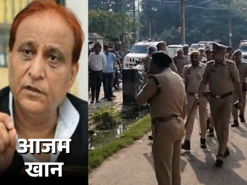 आजम की रिहाई आखिरी वक्त पर अटकी:बेटा बोला- आज के हीरो आजम साहब, सांसद रुचि वीरा पहुंचीं, 15 गाड़ियों का चालान कटा