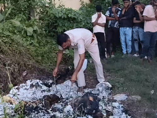 अधजला शव मिलने से चक्रधरपुर में सनसनी:झाड़ियों से उठी दुर्गंध, लोगों ने दी सूचना, पुलिस कर रही गुमशुदगी की रिपोर्ट की जांच अधजला शव मिलने से चक्रधरपुर में सनसनी:झाड़ियों से उठी दुर्गंध, लोगों ने दी सूचना, पुलिस कर रही गुमशुदगी की रिपोर्ट की जांच