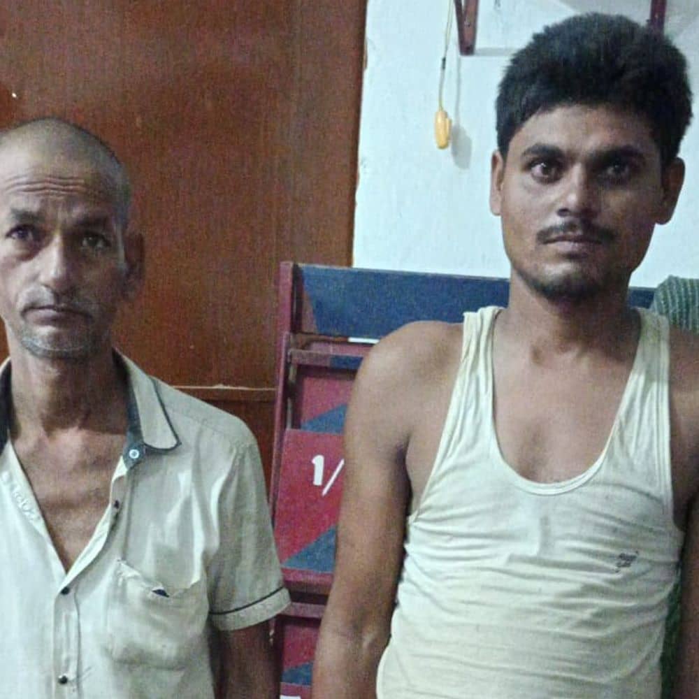 हिरम्मा पुलिस ने हंगामा करने वाले शराबीयों को पकड़ा:माधोपुर छाता बाजार से दो युवक गिरफ्तार हिरम्मा पुलिस ने हंगामा करने वाले शराबीयों को पकड़ा:माधोपुर छाता बाजार से दो युवक गिरफ्तार