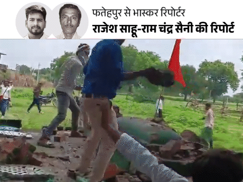 मकबरा-मंदिर विवाद के पीछे 12 बीघा जमीन:भाजपा जिलाध्यक्ष ने भीड़ इकट्ठा की; लोग बोले- 5 दिन पहले सब शांत था