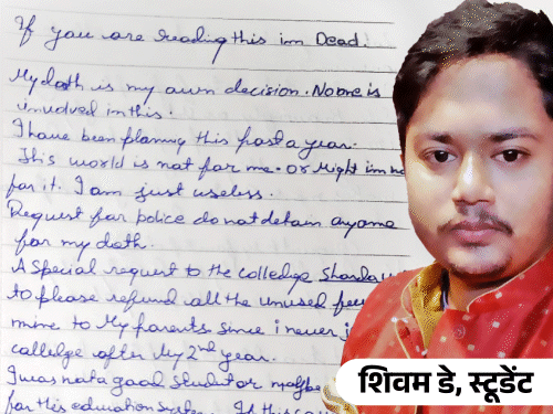 शारदा यूनिवर्सिटी में बीटेक स्टूडेंट ने दी जान:ग्रेटर नोएडा में हॉस्टल में फंदे से लटका मिला, लिखा- सॉरी बाबा, मैं यूजलेस हूं शारदा यूनिवर्सिटी में बीटेक स्टूडेंट ने दी जान:ग्रेटर नोएडा में हॉस्टल में फंदे से लटका मिला, लिखा- सॉरी बाबा, मैं यूजलेस हूं