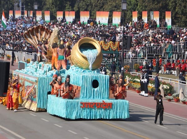 गणतंत्र दिवस परेड में यूपी की झांकी ने पीपुल्स च्वाइस अवार्ड कटेगरी में पाया पहला स्थान